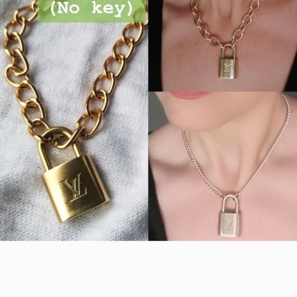 Louis vuitton lock with chain - Picture 2 of 7